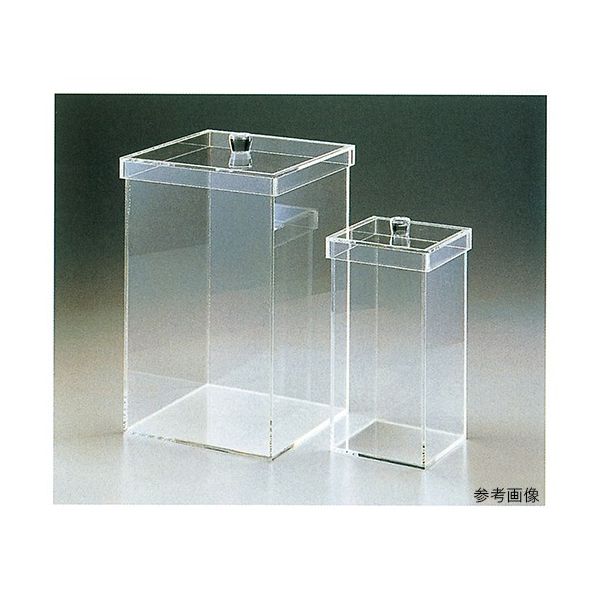 瑞穂化成工業 標本びん 角型 10L 0541 1本 63-1276-85（直送品）