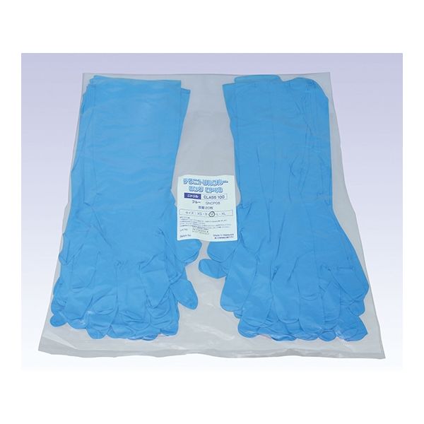 三高サプライ テクニトリルブルーロングCP40 XL GNCP08-XL 1袋(20枚) 63-1539-04（直送品）