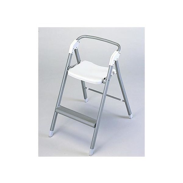 オークス ステップアップチェア シルバー X11 1個 62-9938-51（直送品）