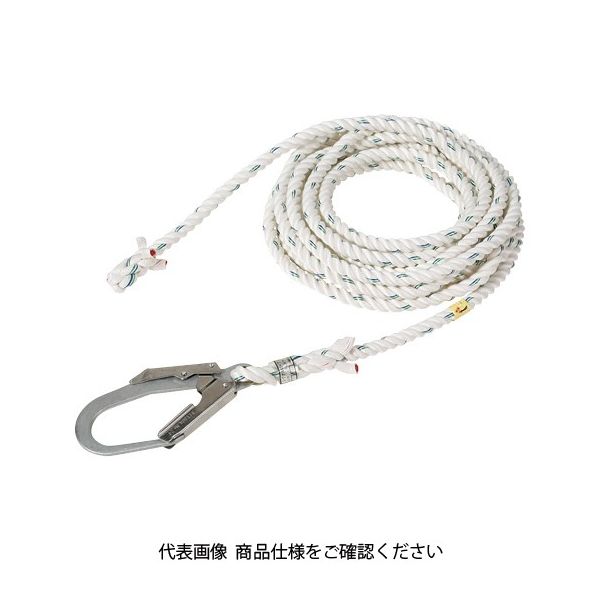 ユニット 垂直親綱(大型フック付)15M 378-622 1本（直送品）