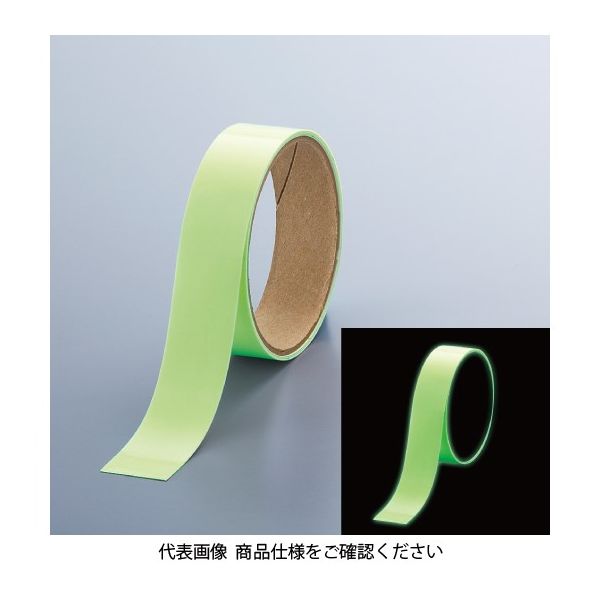 ユニット 高輝度蓄光テープ 25mm巾×1M 824-502 1巻（直送品）