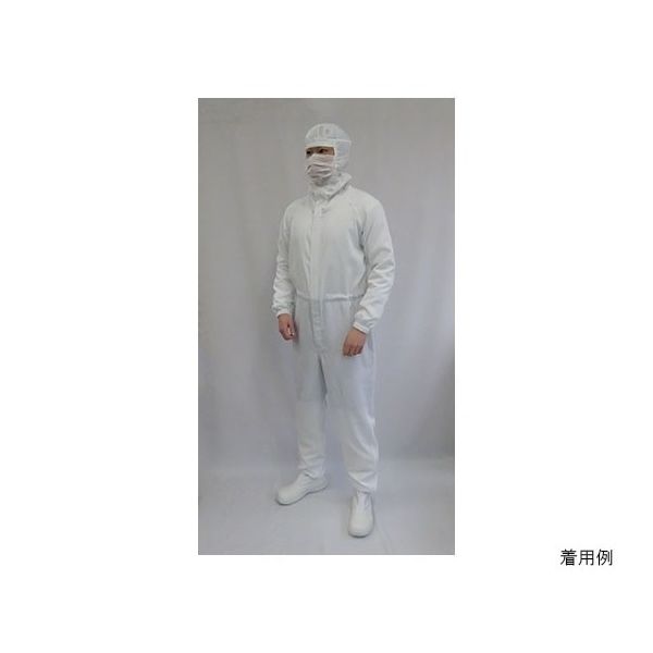 ガードナー ドライフィール フード一体続き服 M 白 139-1860111WM 1枚 63-1221-52（直送品）