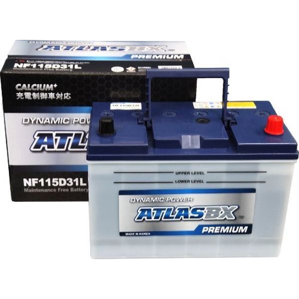 ATLAS MF115D31Lバッテリー ATLAS 115D31L アトラス 国産車用 バッテリー : カーマイスター