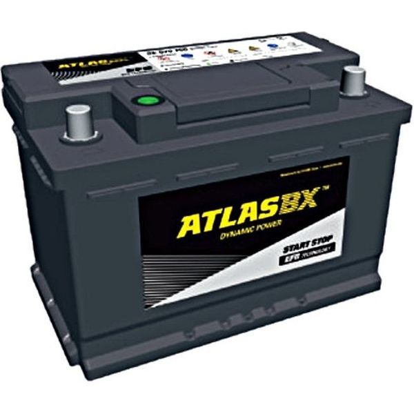 【カー用品】ATLASBX 国産車バッテリーアイドリングストップ車用 EFB Technology AT Q-85R 1個（直送品）