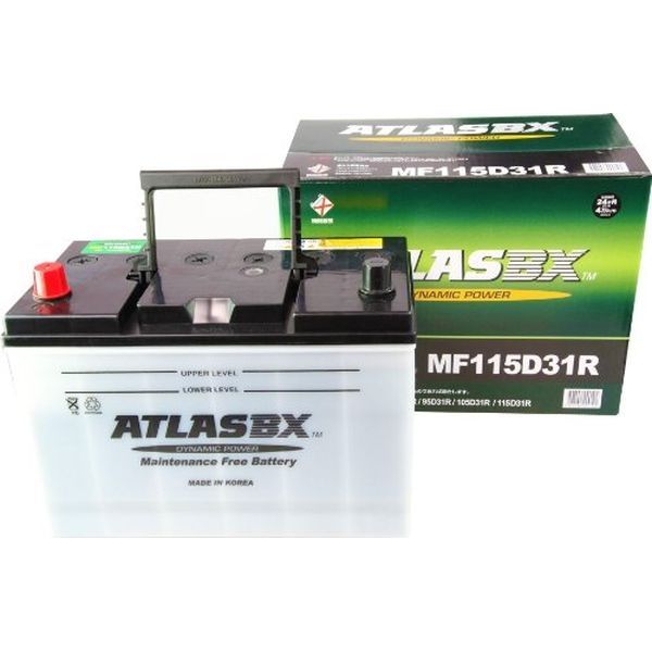 カー用品】ATLASBX 国産車バッテリー Dynamic Power AT 115D31R 1個（直送品） - アスクル