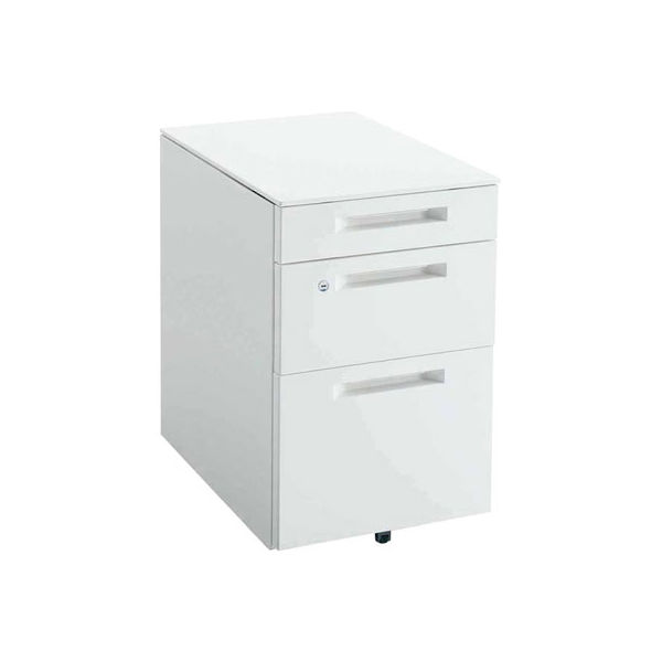 コクヨ　事務机 コクヨ KOKUYO 事務用デスクSR型 H740タイプ 脇デスク 3段（A4