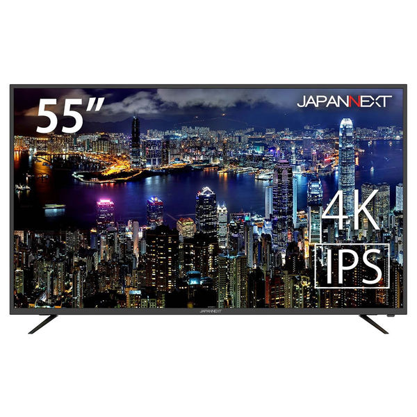 JAPANNEXT  55インチワイド液晶モニター JN-IPS5500TUHD 4K(3840×2160)/HDMI 1台 大型モニター