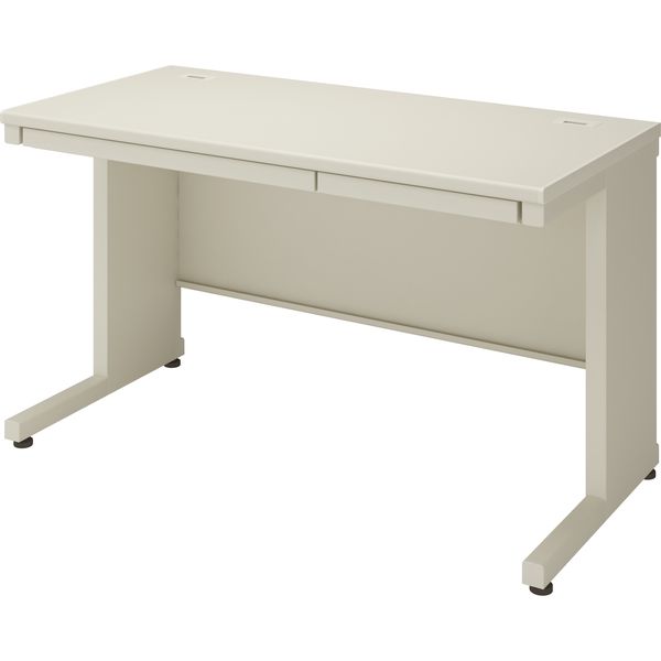 【組立設置込】コクヨ インベントデスク INVENT 平机 幅1200×奥行600×高さ700mm ナチュラルグレー/ナチュラルグレー 1台（直送品）