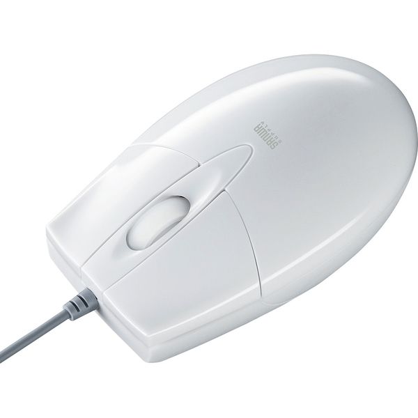 サンワサプライ 有線ブルーLEDマウス（USB-PS/2変換アダプタ付き） MA-BL3UPWN 1個（直送品）