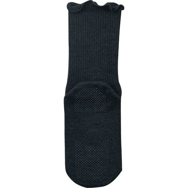 神戸生絲 極上しめつけません 特大サイズすべり止め付 チャコール 4697　【介護用衣類】介援隊カタログ U0763（直送品）