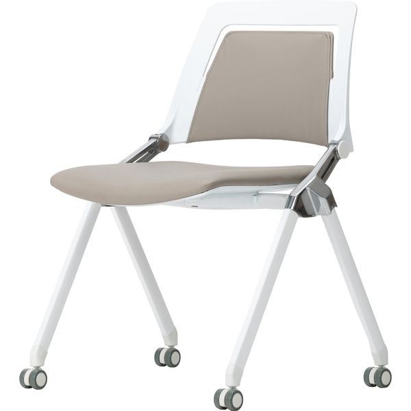 【軒先渡し】アスプルンド Work Plus Corito chair コリトチェア キャスター付き グレージュ 283265 1セット(2脚入)（直送品）