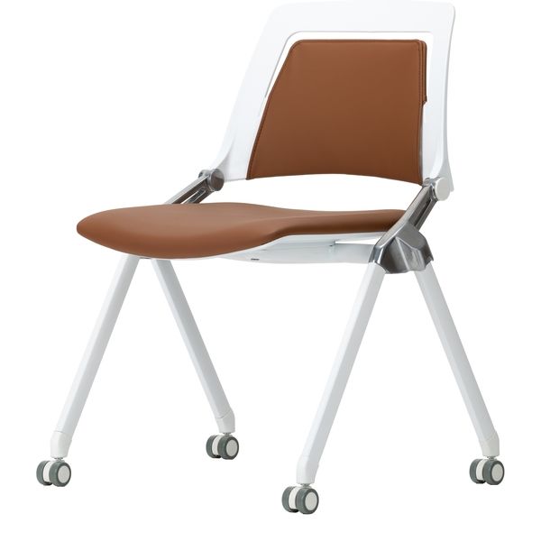 【軒先渡し】アスプルンド Work Plus Corito chair コリトチェア キャスター付き テラコッタ 283272 1セット(2脚入)（直送品）