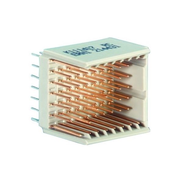 ERNI Electronics バックプレーンコネクタ， オス， 40 極， 7 列 垂直 214431 1ロット(64個)（直送品）