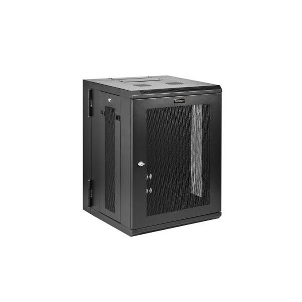 サーバーキャビネット Startech M ウォールマウント 15U， 55.3 x 61 77.2cm RK1520WALHM 1個（直送品）