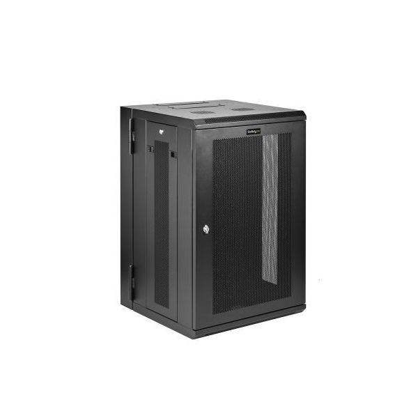 サーバーキャビネット Startech M ウォールマウント 18U， 55.1 x 61 90.4cm RK1820WALHM 1個（直送品）