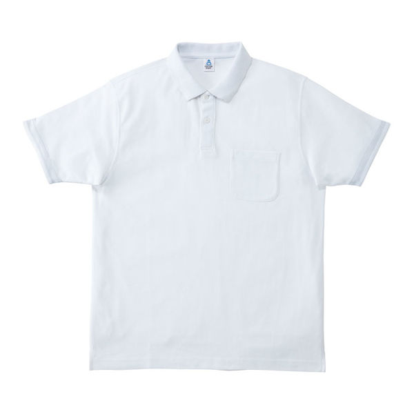 ボンマックス 2WAYカラーポロシャツ　MS3116-15　ホワイト　SS　1枚（直送品）