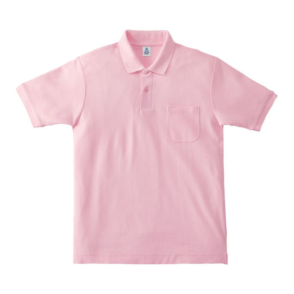 ボンマックス ポケット付きCVC鹿の子ドライポロシャツ　MS3114-9　ライトピンク　S　1枚（直送品）