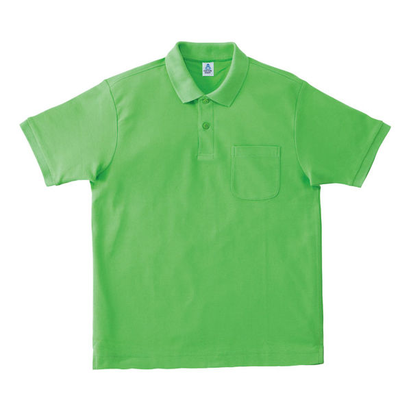 ボンマックス ポケット付きCVC鹿の子ドライポロシャツ　MS3114-54　ライムGN　M　1枚（直送品）