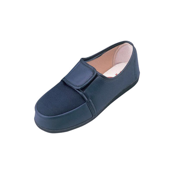 マリアンヌ製靴 リハビリシューズ　GM603　左足　紺　28.0cm　1個（直送品）