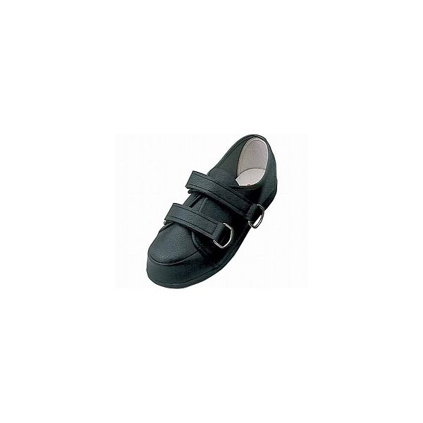 マリアンヌ製靴 リハビリシューズ　W608　左足　黒　21.0cm　1個（直送品）