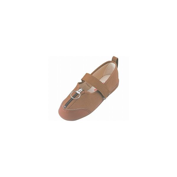 マリアンヌ製靴 リハビリシューズ　W505　左足　茶　22.0cm　1個（直送品）