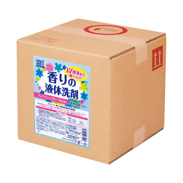 熊野油脂 スクリット 香りの液体洗剤 4406 10L 4513574024274 1本（直送品）