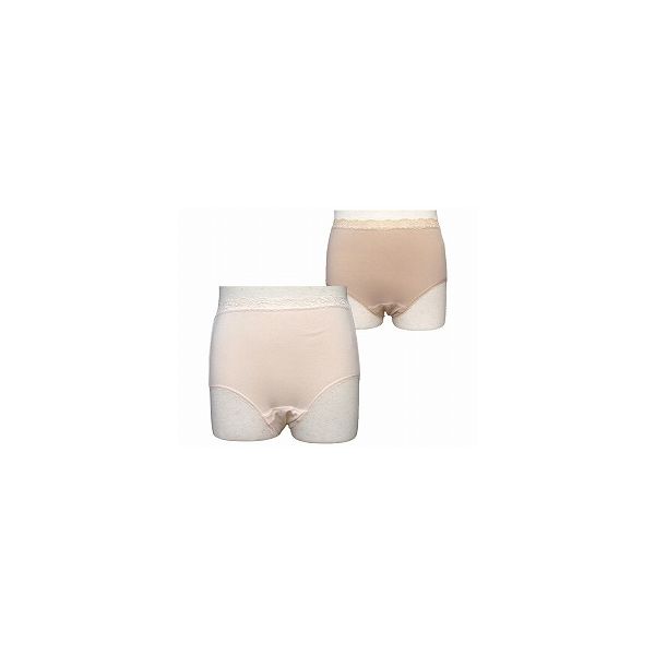 ウエル 婦人失禁丈長フィットショーツ W651 モカ LL 4544354651533 1ケース(100枚入)（直送品）