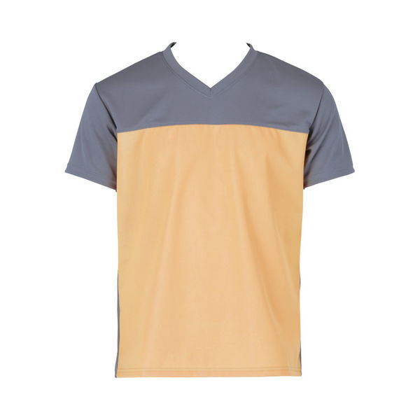 入浴介護Tシャツ　403340　オレンジ　3L 4549707066163 1枚 フットマーク（直送品）