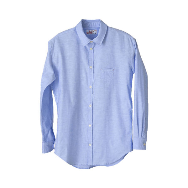 エナジーフロント レインビーズシャツ三角襟　ブルー　M 4589708840591 1枚（直送品）