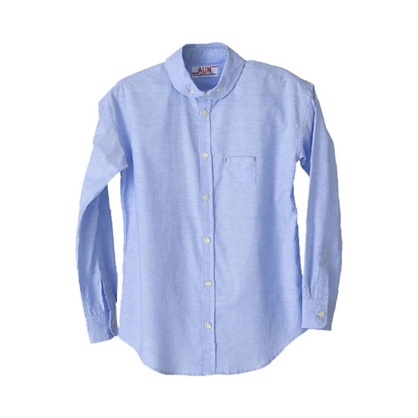 エナジーフロント レインビーズシャツ丸襟　ブルー　S 4589708840676 1枚（直送品）