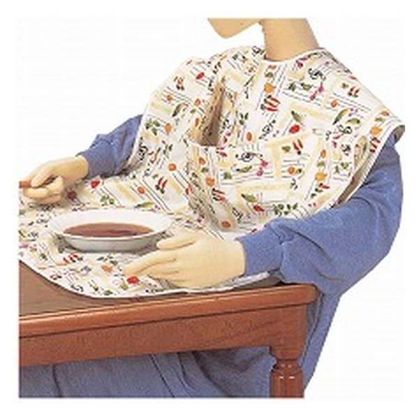 松本ナース産業 食事用ポケットエプロン　401-01　ピンク 4964828101447 1枚（直送品）