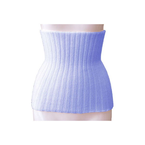 神戸生絲 毛混リブ腹巻き L~LL 1005 サックス 4971751440093 1枚（直送品）