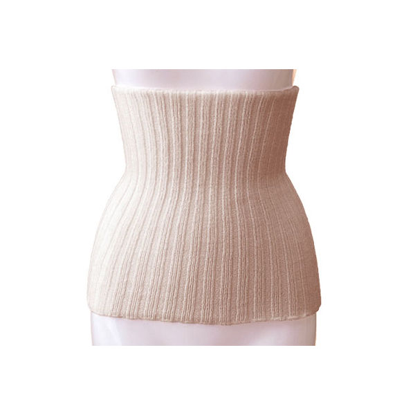 神戸生絲 毛混リブ腹巻き L~LL 1005 ベージュ 4971751440116 1枚（直送品）