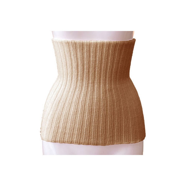 神戸生絲 毛混リブ腹巻き　L～LL　1005　ダークベージュ 4971751441496 1枚（直送品）