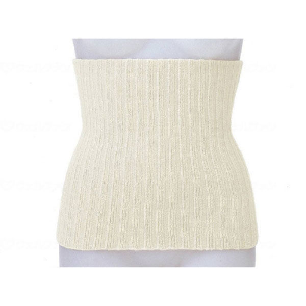 神戸生絲 遠赤毛混リブ腹巻き L~LL 1038 ホワイト 4971751442301 1枚（直送品）