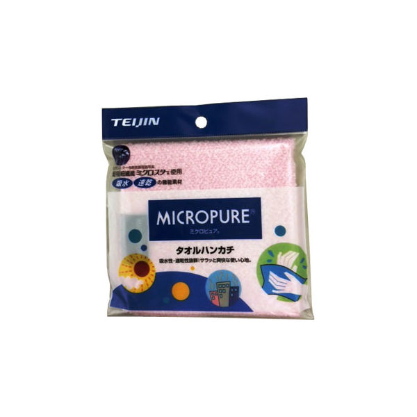 タオルハンカチ　ピンク 4995296601061 1ケース（50個入） 帝健（直送品）