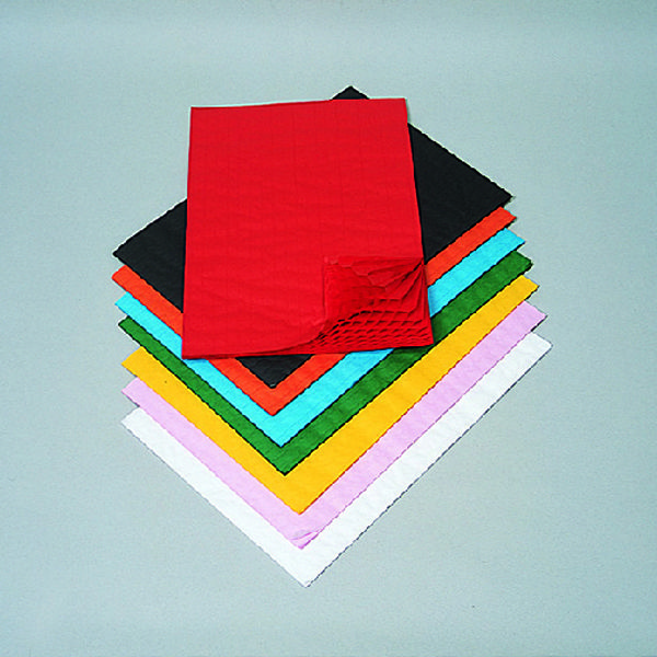 新日本造形 ハニカムシート（でんぐり紙）のり巾２５mm　３６枚重ね（両面同色）８色セット 311-749 3個（直送品）