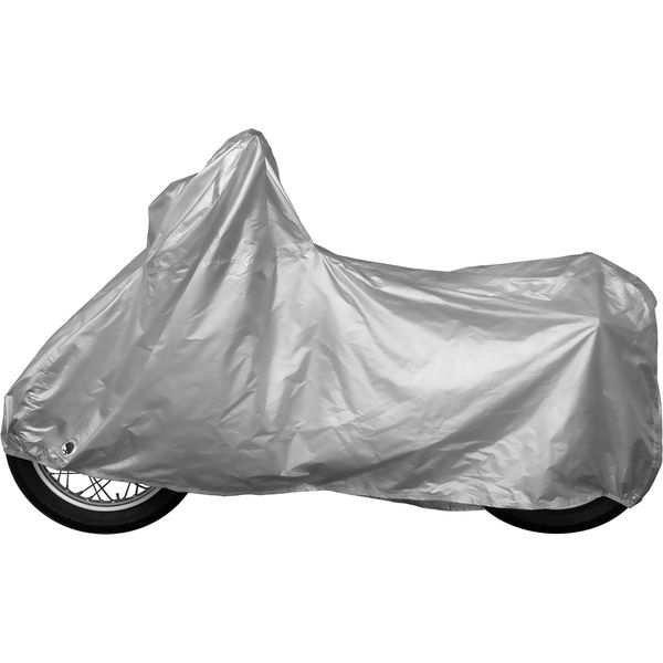 【バイク用品】大阪繊維資材 鍵穴付タフタバイクカバー シルバー Mサイズ IMA91102 1袋（直送品）