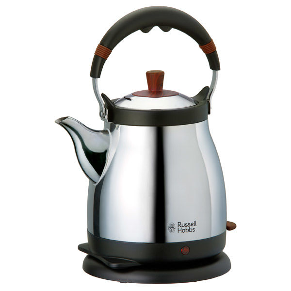 大石アンドアソシエイツ ラッセルホブス Kettle Fuji 1.0L シルバー 電気ケトル 7210JP 1台（直送品） - アスクル