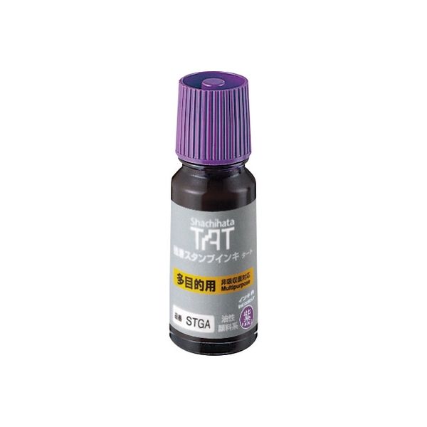 シヤチハタ ＴＡＴインキ　多目的用Ａ　小　紫 STGA-1-V 1個（取寄品）