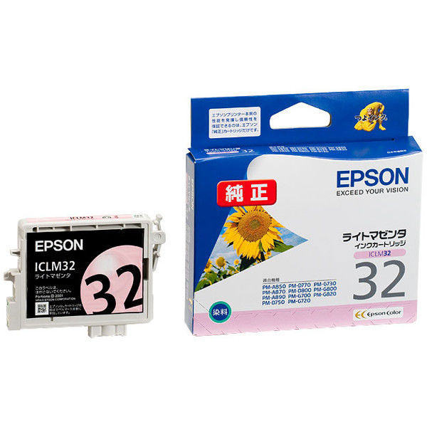 エプソン（EPSON） 純正インク ICLM32 ライトマゼンタ IC32シリーズ 1