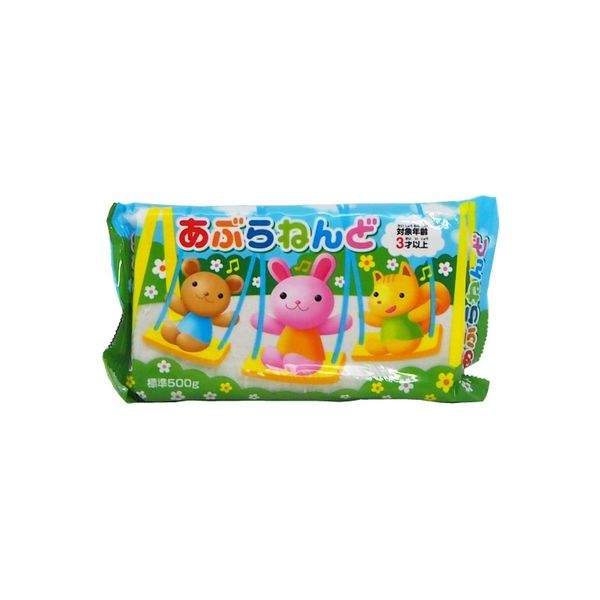 サンフレイムジャパン 油ねんど　５００ｇ　ナチュラル色 500-2464 1セット(10個)（直送品）