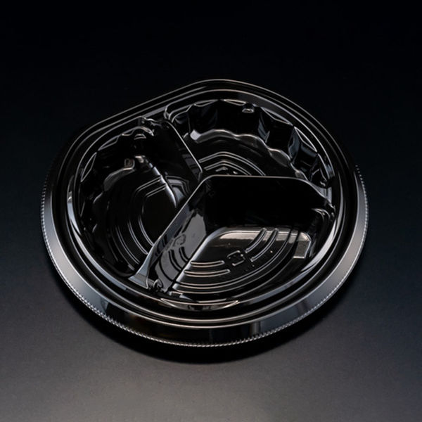 バイオ パティー 18B-3S 黒　600枚(50×12) PBPT382　リスパック（直送品）