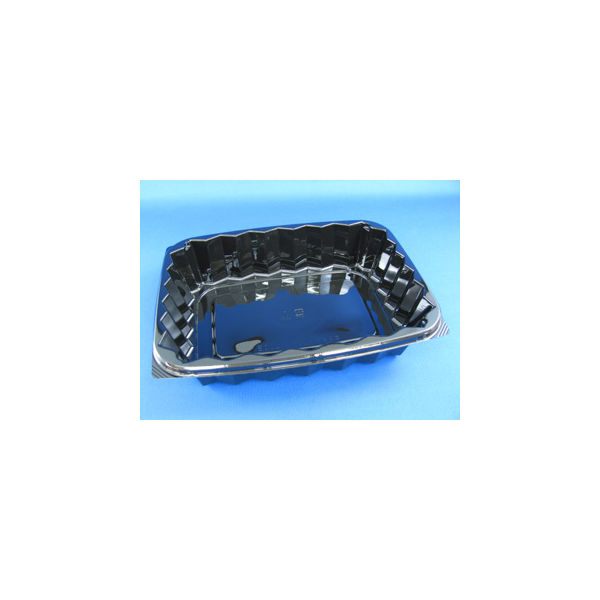 角ケース22L-1200BZ 黒　600枚(50×12) PKCC293　リスパック（直送品）