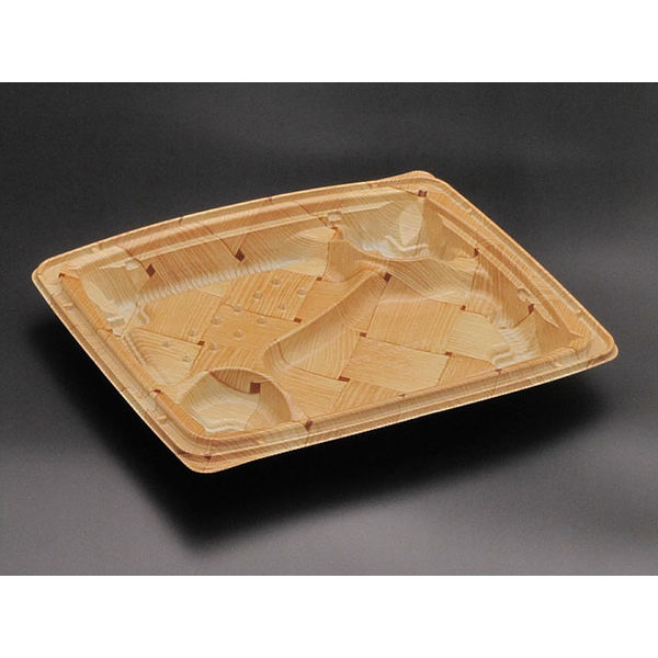 バイオデリカ 枠膳 80-2B K-やわらぎ茶　400枚(50×8) RHBW414　リスパック（直送品）