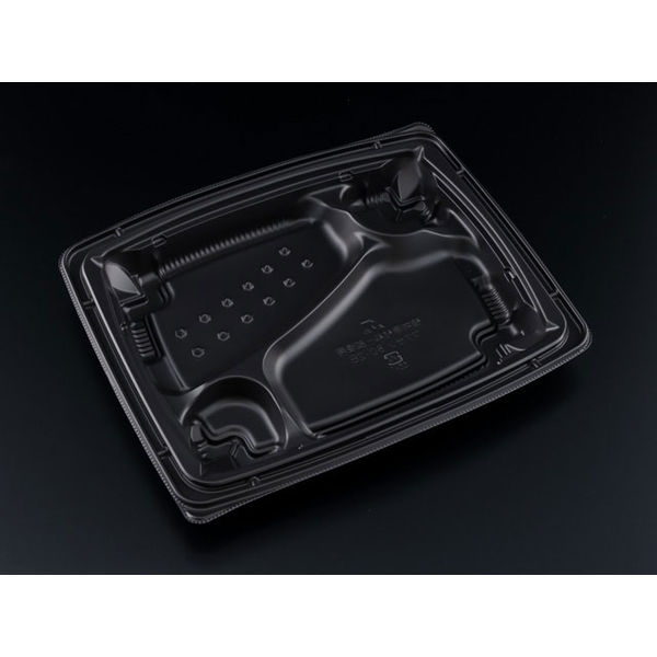 バイオデリカ 枠膳 80-2B 黒　400枚(50×8) RHBW411　リスパック（直送品）