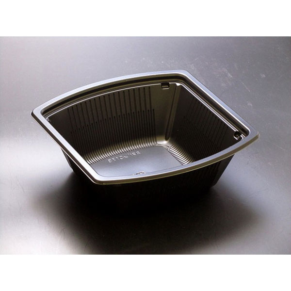 ハイクッカー 角丼D17B 黒　600枚(50×12) RHHF311　リスパック（直送品）