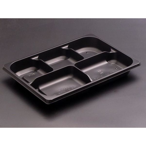 饗膳10中皿5 黒　600枚(50×12) RHHK161　リスパック（直送品）