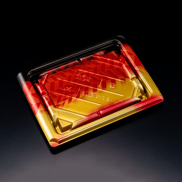 バイオ板長 2-3B きえん赤　600枚(50×12) RRBC242　リスパック（直送品）