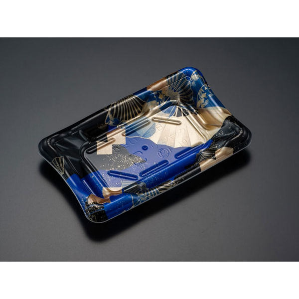 しきさい 1-2B 箔おうぎ青　2000枚(50×40) RSAH064　リスパック（直送品）